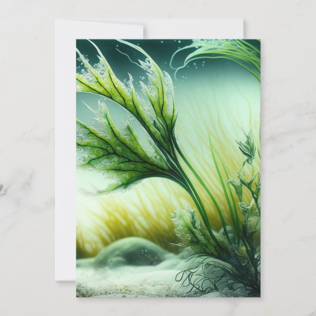 Invitación Underwater Majesty (Anverso)