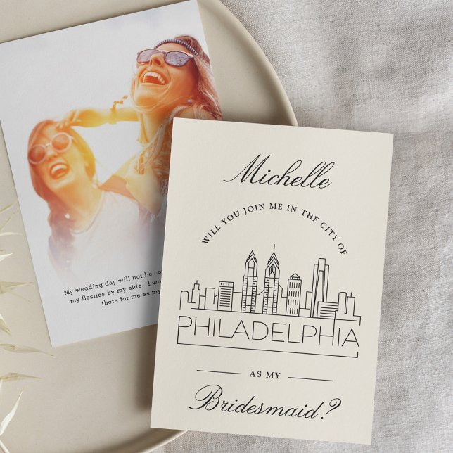 Invitación Únete a mí en Filadelfia | Solicitud de fiesta nup (Subido por el creador)