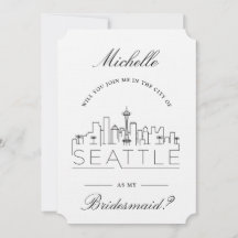 Únete a mí en Seattle | Solicitud de fiesta nupcia