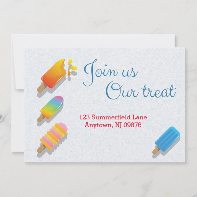 Invitación Únete a nosotros en nuestro trato (Anverso)