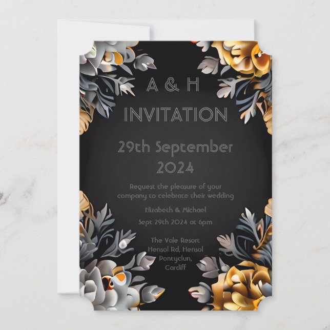 Invitación Únete a nosotros mientras emprendemos un nuevo via (Anverso)