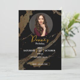 Invitación ¡Únete a nosotros para celebrar el cumpleaños de [