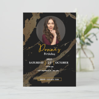 Invitación ¡Únete a nosotros para celebrar el cumpleaños de [