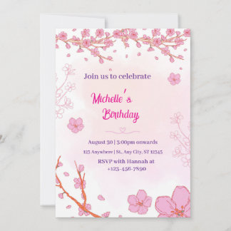 Invitación Únete a nosotros para celebrar el cumpleaños de Mi