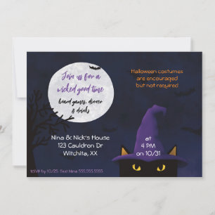 Invitación "Únete a nosotros para el mal momento" Fiesta de H