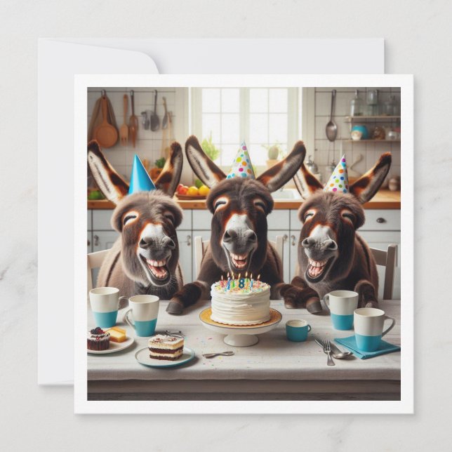 Invitación Únete a nosotros para reírse, riendo con la invita (Anverso)