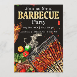 Invitación Únete A Nosotros Para Un Fiesta De Barbacoa