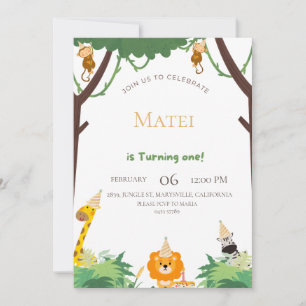 Invitación Únete a nosotros para una aventura salvaje - Prime