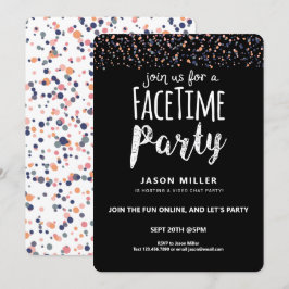 Invitación Únete a nosotros para una divertida fiesta de chat