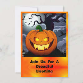 Invitación Únete a Nosotros Para Una Noche Espantosa de Hallo
