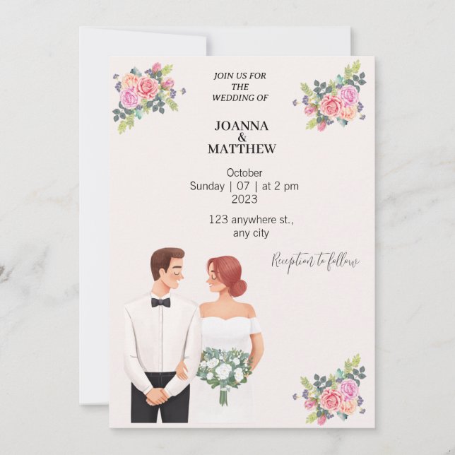 Invitación Únete a Nuestra Boda (Anverso)