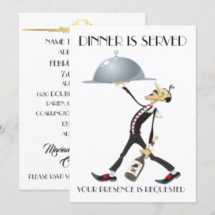 Invitación Única a Cena / Reunión