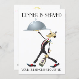 Invitación única a cenar / reunión