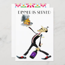 Invitación única a la cena / reunión versión 2