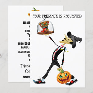 Invitación única a la reunión de Halloween