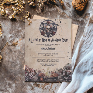 Invitación única de Baby Shower: bebé natural