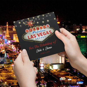 Invitación única de Boda o fiesta de Las Vegas