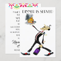 Invitación única para cena / reunión versión 2