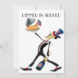 Invitación única para cena / reunión versión 3