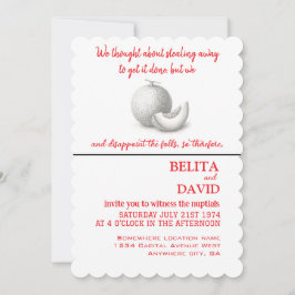 Invitación única y divertida a una boda