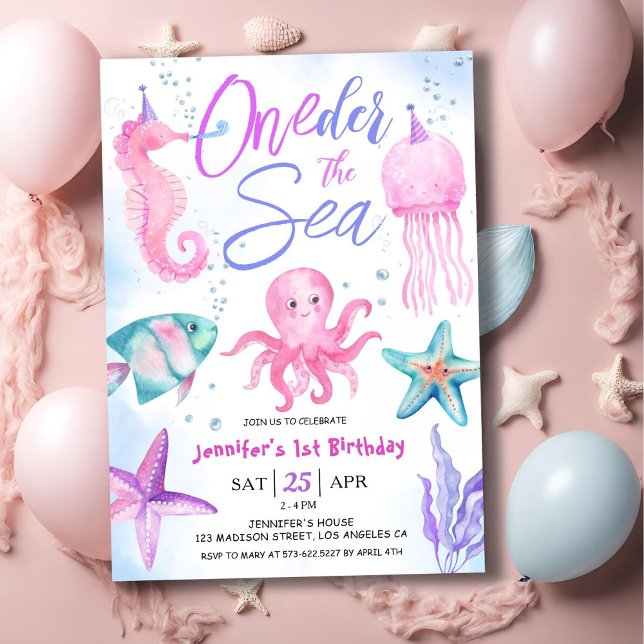 Invitación ¡ÚNICAMENTE Al Mar! 1.ᵉʳ Chica de cumpleaños Océan (Subido por el creador)