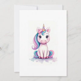 Invitación unicorn