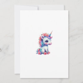 Invitación unicorn