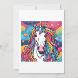 Invitación unicorn
