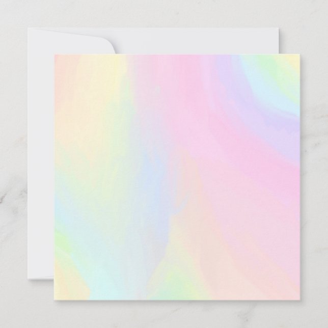 Invitación Unicorn Things 1 (Anverso)