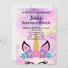 Invitación Unicornio