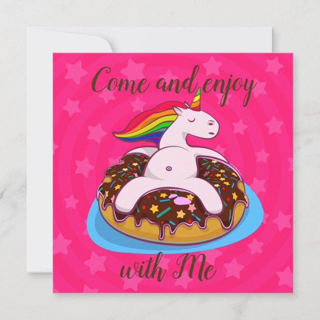 Invitación Unicornio (Anverso)