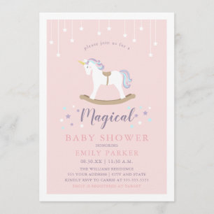 Invitación Unicornio - Baby Shower