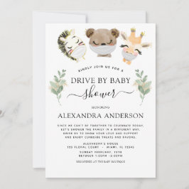 Invitación Unidad De Baby Shower Woodland Eucalyptus Greenery
