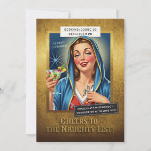 Invitación Unidad de Delitos Navideños – Virgen María, Buena