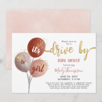 Unidad de Rubor Balloon y Sparkles Baby Shower