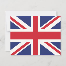 Invitación Unión Jack Británica Alta Ducha de Té Británica In