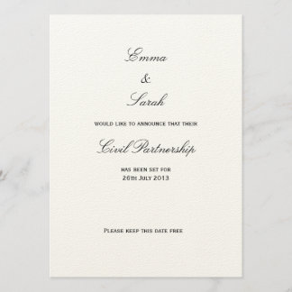 Invitación Unión - Salvar la Fecha