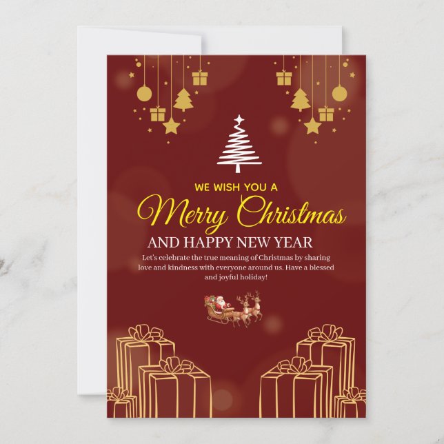 Invitación Unique Christmas Invitation Designs – Creativity  (Anverso)