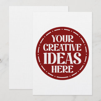 Invitación Unique, polished, trendy & elegant