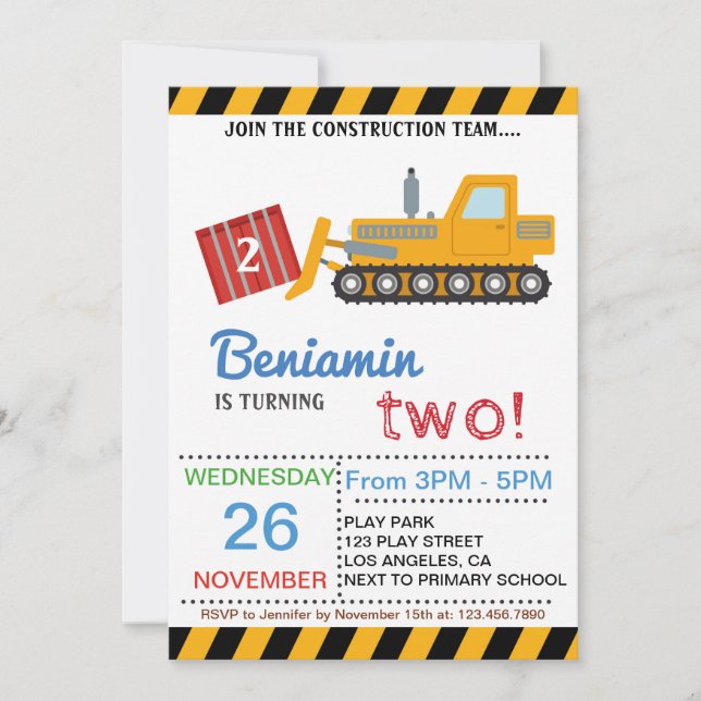 INVITACIÓN UNIRSE A LA FIESTA DEL CUMPLEAÑOS DEL EQUIPO DE CO (Anverso)