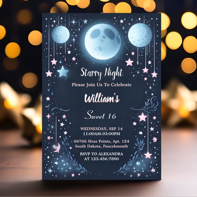 Invitación Unirse a la Naturaleza Galaxy Mystical Starry Nigh (Subido por el creador)