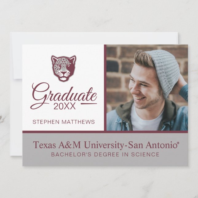 Invitación Universidad A&M de Texas-San Antonio | Jaguares (Anverso)