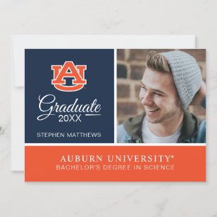 Invitación Universidad de Auburn   Graduación
