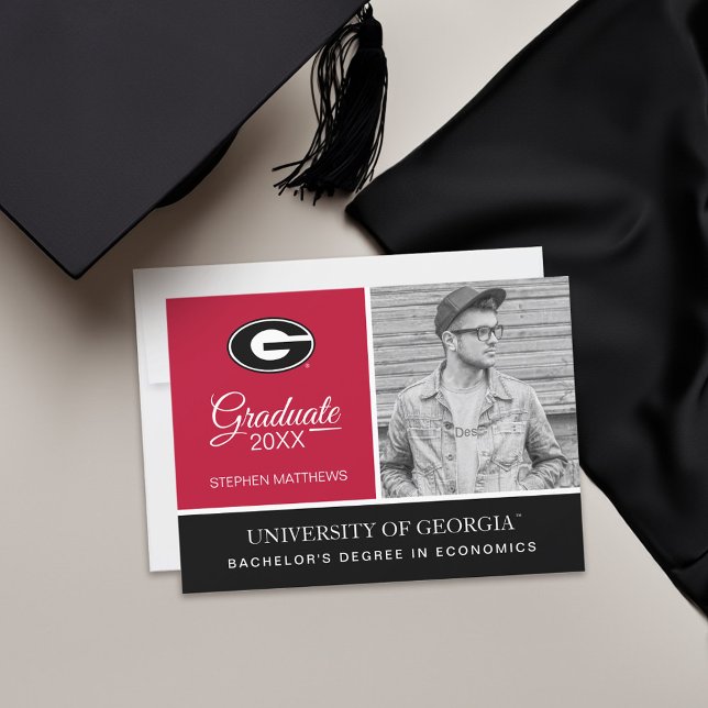 Invitación Universidad de Georgia | Graduación (Invitation on table)