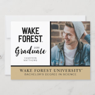 Invitación Universidad Wake Forest   Bosque Wake