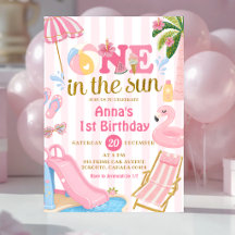 Uno de raya rosa en el sol Fiesta en la piscina Cu
