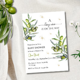 Invitación Uno diminuto está en camino a Baby Shower