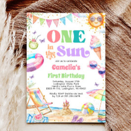 Invitación Uno en el Fiesta del verano del domingo 1 de cumpl
