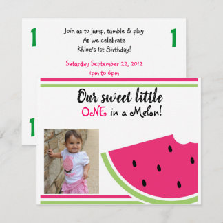 Invitación UNO en un MELON