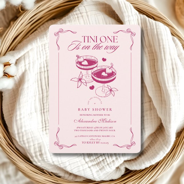 Invitación Uno Tini Está En Camino De Baby Shower (Subido por el creador)